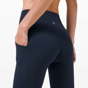 Lululemon Align High Rise, 8 inch, bike shorts with pockets.
